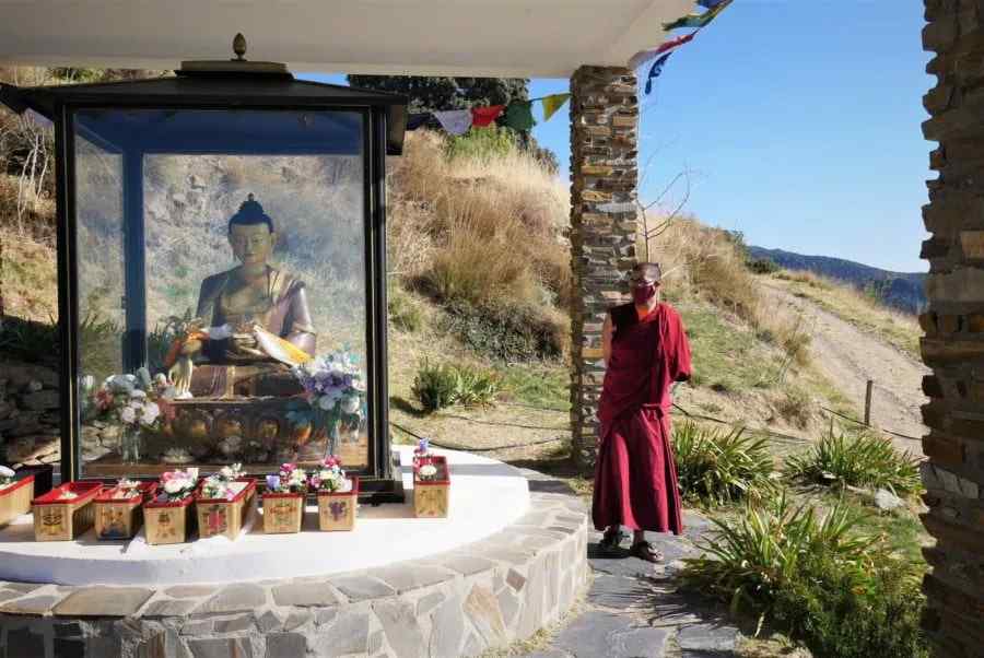 O Sel Ling Buddhist Monk