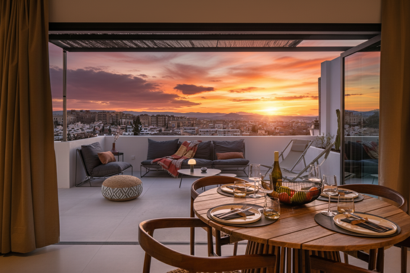 Terraza 6 — luxury apartment with private pool in Realejo, Granada